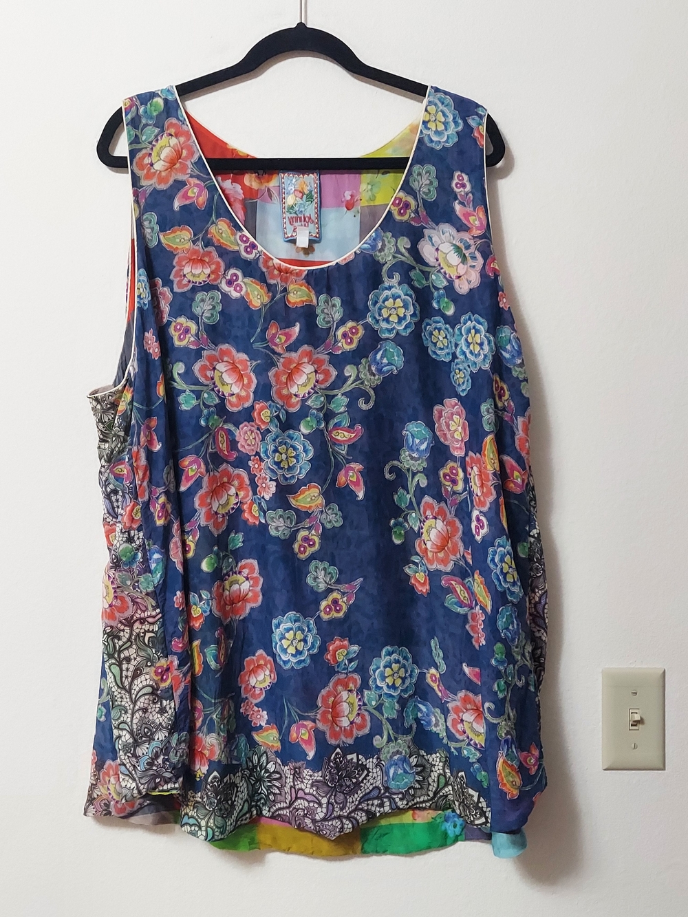 Johnny Was Reversible Tank Size 3X